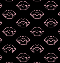 Load image into Gallery viewer, Ai Atelier Lovely Lip Fangs Black Face Mask