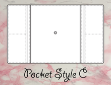 Load image into Gallery viewer, Holographic Chevron Mini HP Agenda Cover