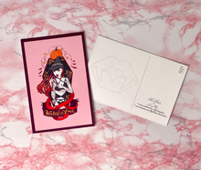 Load image into Gallery viewer, Ai Atelier x Lani Mae Halloween Wicked Love Art Print Postcard | Limited Edition
