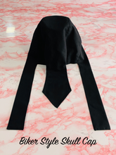 Load image into Gallery viewer, Black Smoke Skull Cap
