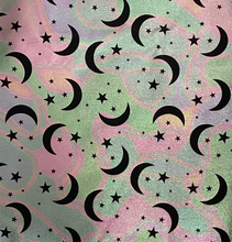 Load image into Gallery viewer, Black Moon & Holographic Face Mask