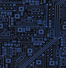 Load image into Gallery viewer, Blue Circuit Board Face Mask