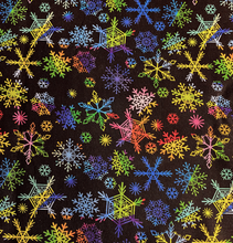 Load image into Gallery viewer, Colorful Snowflakes Face Mask