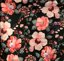 Load image into Gallery viewer, Coral Pink Watercolor Floral Face Mask