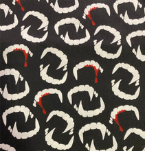 Load image into Gallery viewer, Bloody Fangs Face Mask (Glow In The Dark)