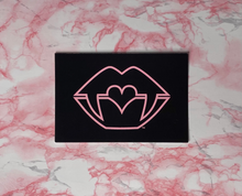 Load image into Gallery viewer, Ai Atelier Lovely Lips Postcard (Black)