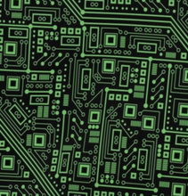Load image into Gallery viewer, Neon Green Circuit Board Face Mask