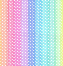 Load image into Gallery viewer, Heart Rainbow Ombre Face Mask