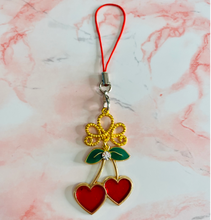 Load image into Gallery viewer, Red Heart Cherry Charm
