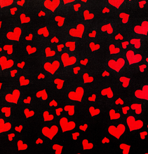 Load image into Gallery viewer, Red Hearts Face Mask