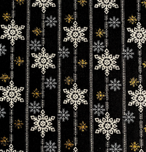 Load image into Gallery viewer, Snowflake & Gold Face Mask