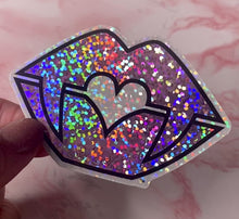 Load and play video in Gallery viewer, Ai Atelier Lovely Lips Pink Holographic Glitter Sticker
