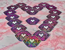 Load image into Gallery viewer, Ai Atelier Lovely Lips Pink Holographic Glitter Sticker
