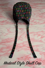 Load image into Gallery viewer, Azure Queens Skull Cap
