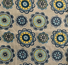 Load image into Gallery viewer, Vintage Yellow Blue Floral Face Mask
